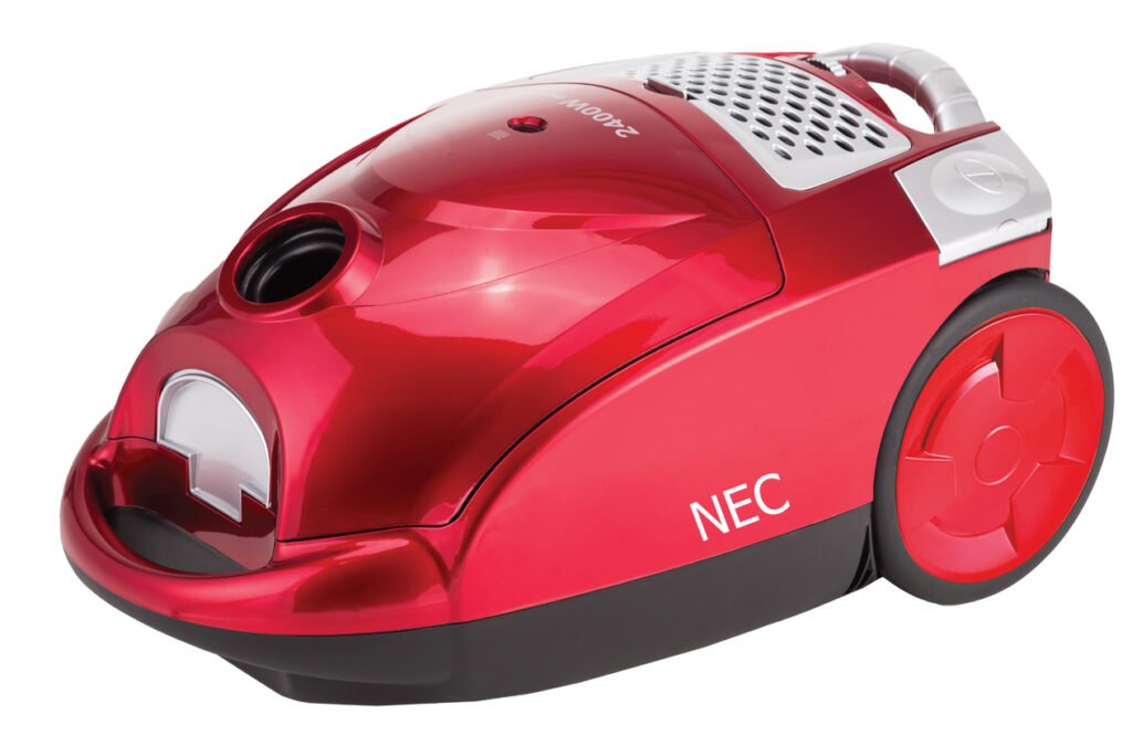 مكنسة 2400 وات BV-2400 بفلتر صحي وآمن للحمايه من البكتريا NEC